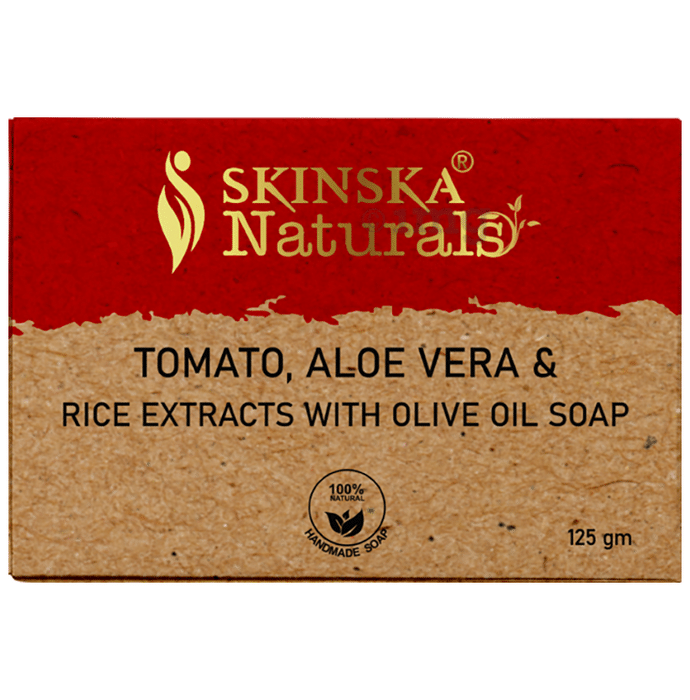 Skinska Tomato, Aloe Vera & Rice Extracts with Olive Oil Soap