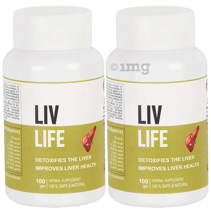 Eternal Life Ayurveda Liv Life Powder (100gm Each): Buy combo pack of 2 ...