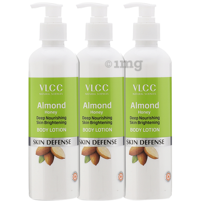 VLCC Natural Sciences Deep Nourishing Skin Brightening Lotion (350ml Each) Almond Honey