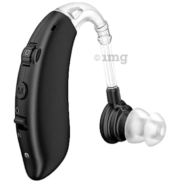 Auditech Hearing Amplifier BTE Rechargeable 105 Behind the Ear Hearing Aid Black