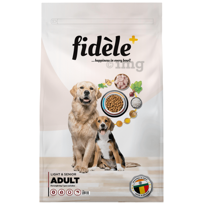 Fidele Plus Light & Senior Adult Dry Dog Food