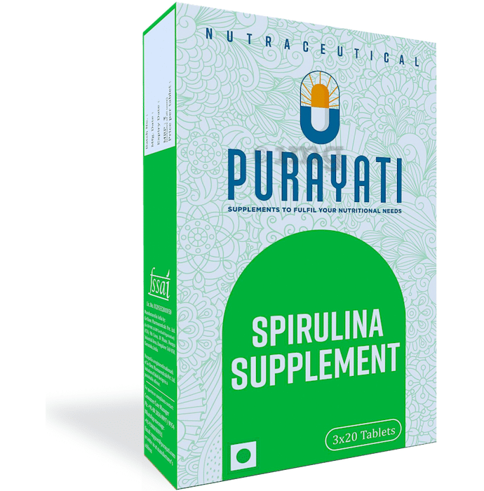 Purayati Spirulina Supplement Tablet