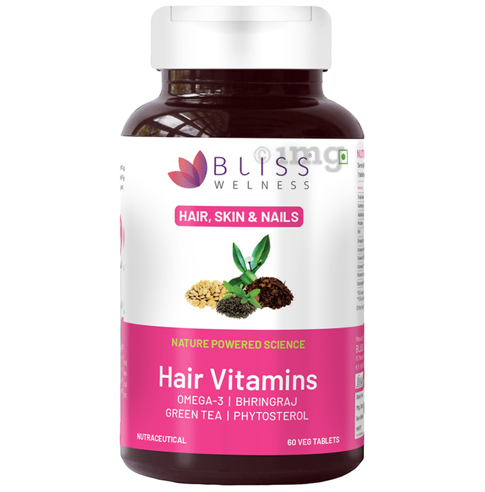 Bliss Welness  Hair Vitamins Veg Tablet