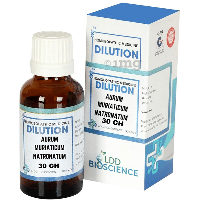 LDD Bioscience Aurum Muriaticum Natronatum Dilution 30 CH