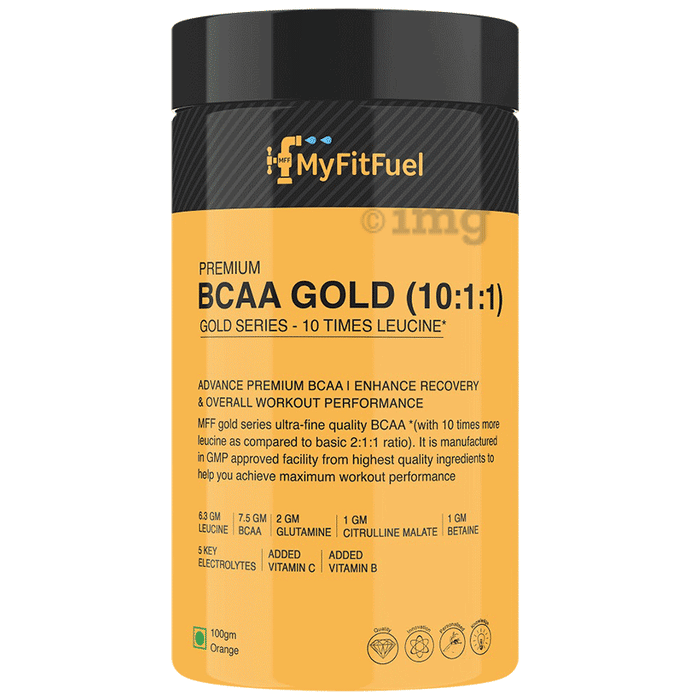 MyFitFuel Premium BCAA Gold (10:1:1) Orange