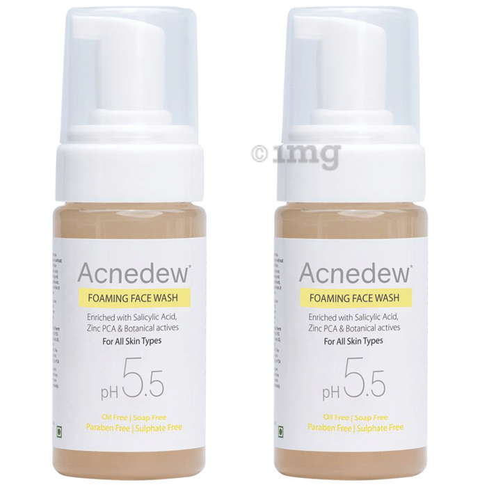 Acnedew PH 5.5 Foaming Face Wash (100ml Each)