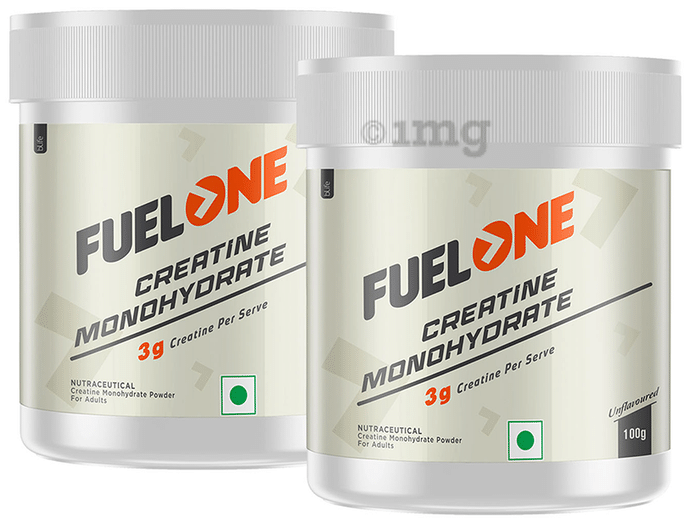 Fuel One Creatine Monohydrate (100gm Each) Unflavoured