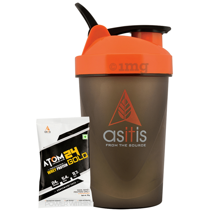 AS-IT-IS Nutrition Atom 24 Gold Whey Protein with Shaker