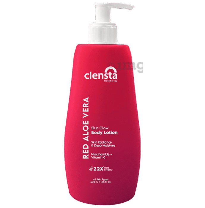 Clensta Red Aloe Vera Skin Glow Body Lotion