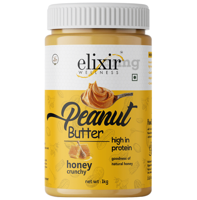 Elixir Wellness Honey Peanut Butter Crunchy
