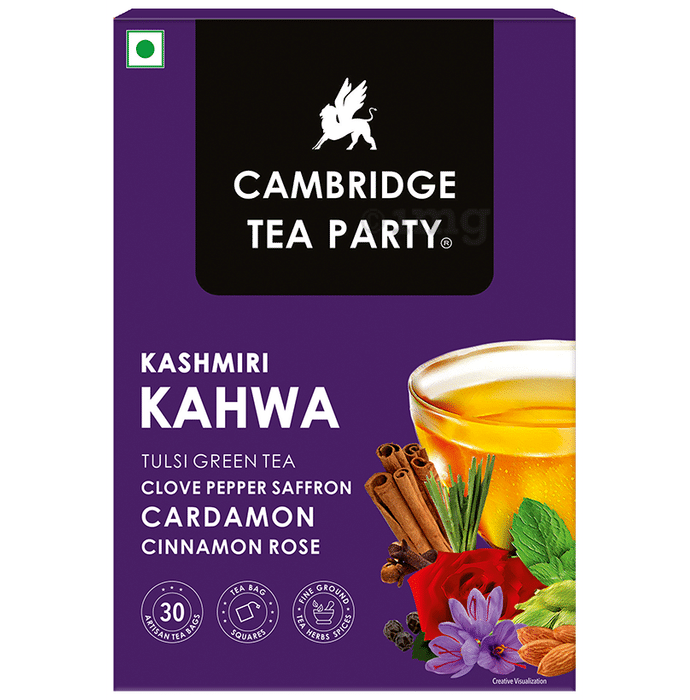 Cambridge Tea Party Kashmiri Kahwa Tea bag (2.5gm Each)