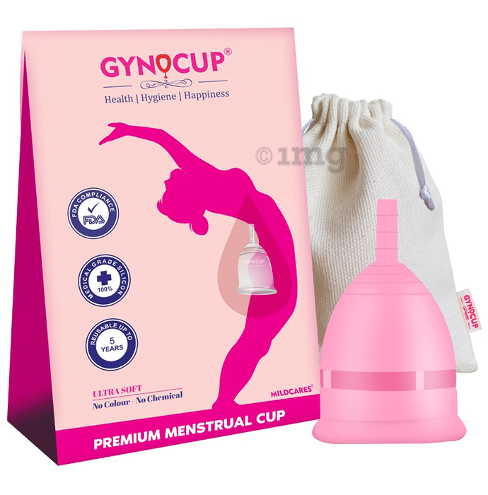 Gynocup Pink Reusable Menstrual Cup Small