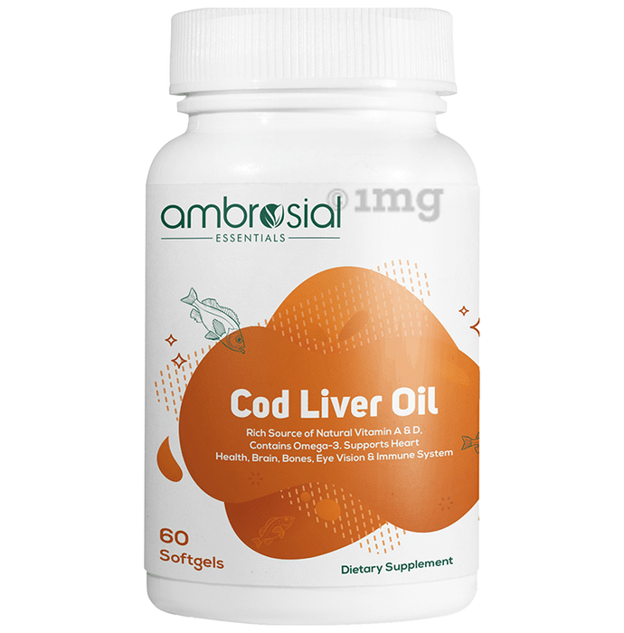 Ambrosial Essentials Cod Liver Oil Softgels