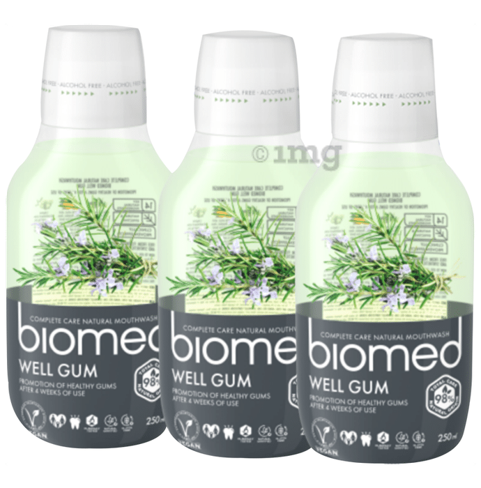 Biomed Complete Care Natural Foam Mouthwash (250ml Each) Well Gum Buy 1 Get 1 Free
