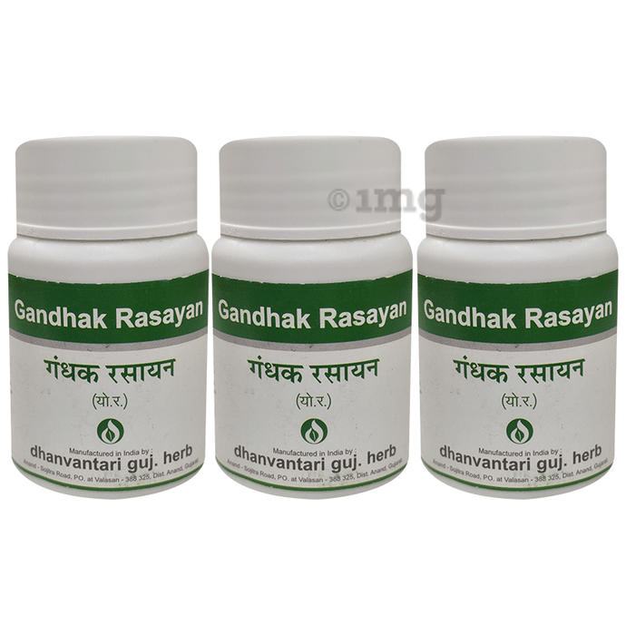 Dhanvantari Gandhak Rasayan Tablets (60 Each)