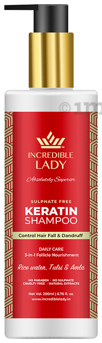 Incredible Lady Sulphate Free Keratin Shampoo