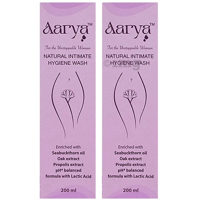 Aarya Natural Intimate Hygiene Wash for Women (200ml Each))