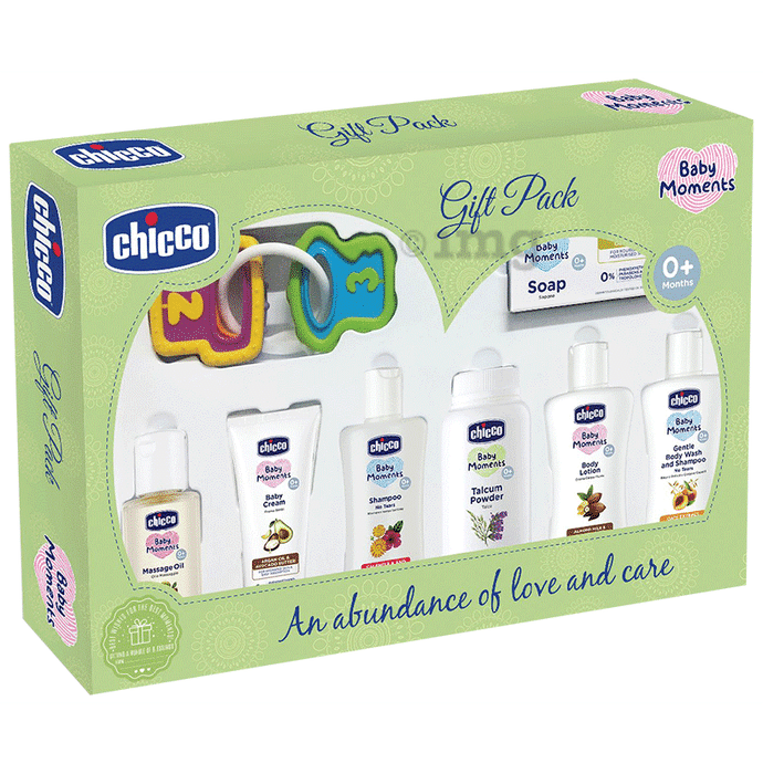 Chicco Baby Moments Baby Delight Gift Pack Green
