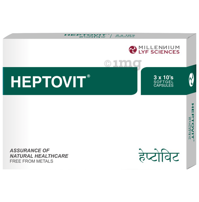 Millennium Herbal Care Heptovit Soft Gelatin Capsule (30 Each)