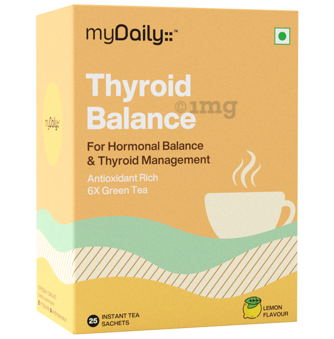 myDaily Thyroid  Balance for Hormonal  Balance and Thyroid Management (2.75gm Each) Lemon