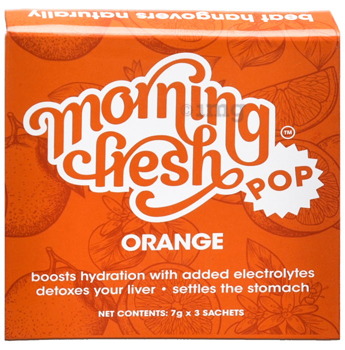 Morning Fresh POP Liver Detox Drink (7gm Each) Orange