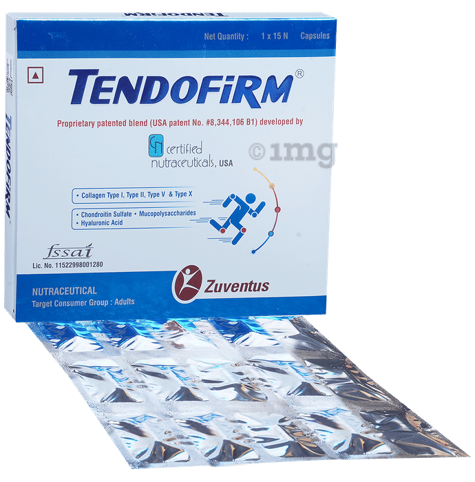 Tendofirm Capsule with Collagen, Chondroitin, Mucopolysaccharide & Hyaluronic Acid
