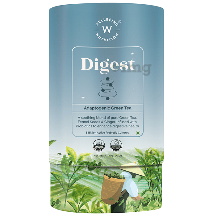 Wellbeing Nutrition Digest Green Tea Bag (2gm Each)