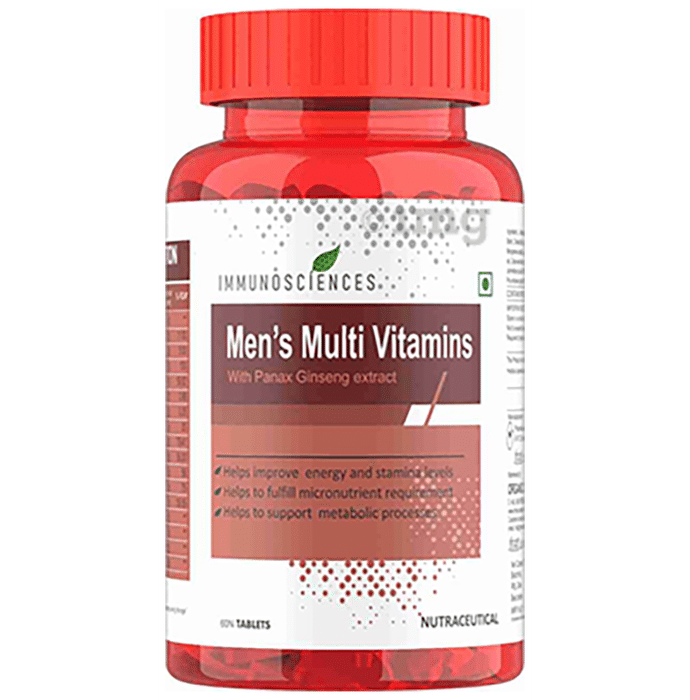 Immunosciences Men's Multi Vitamins with Panax Ginseng Extract Tablet