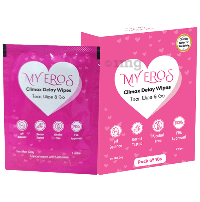 My Eros Climax Delay Wipes
