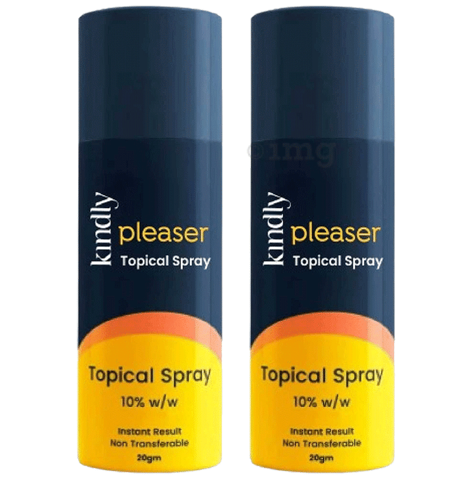 Kindly Health Pleaser Topical Spray | Non-Transferrable Spray For Men |