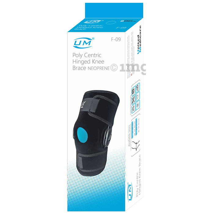 United Medicare Poly Centric Hinged Knee Brace Nepprene Small