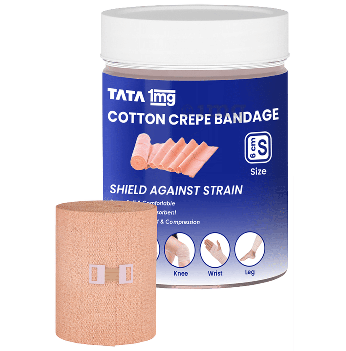Tata 1mg Cotton Crepe Bandage 6cm