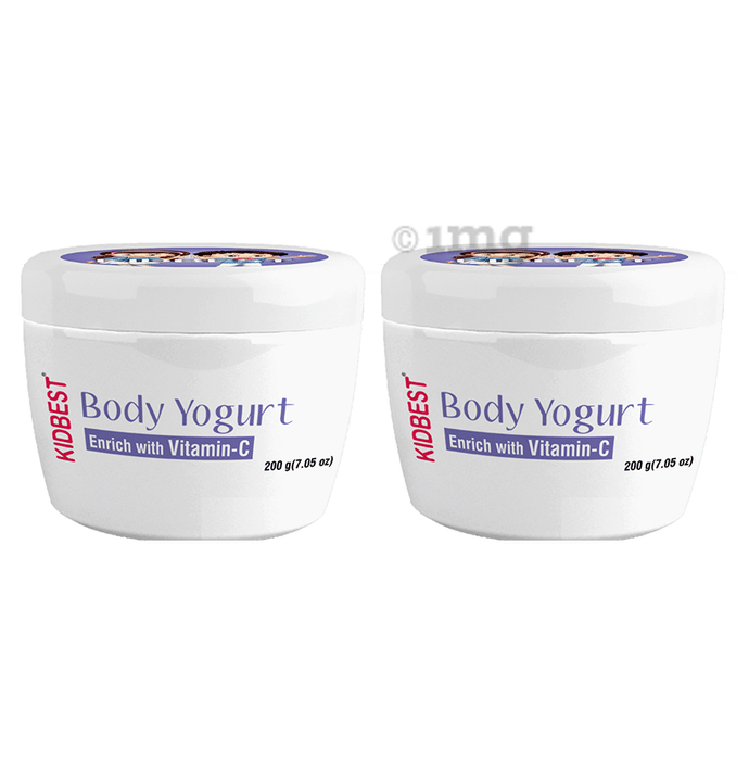 HealthBest Kidbest Body Yogurt Enrich with Vitamin-C (200gm Each)