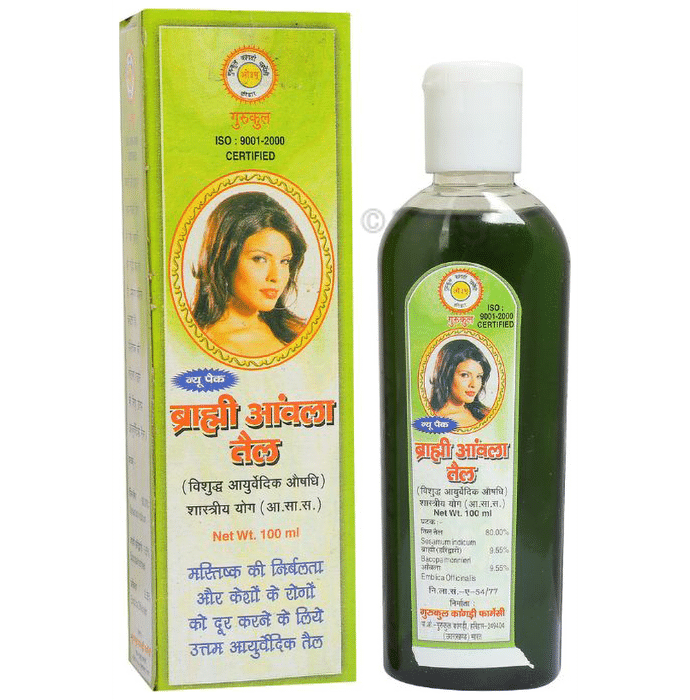 Gurukul Brahmi Amla Tail: Buy bottle of 100.0 ml Oil at best price in ...