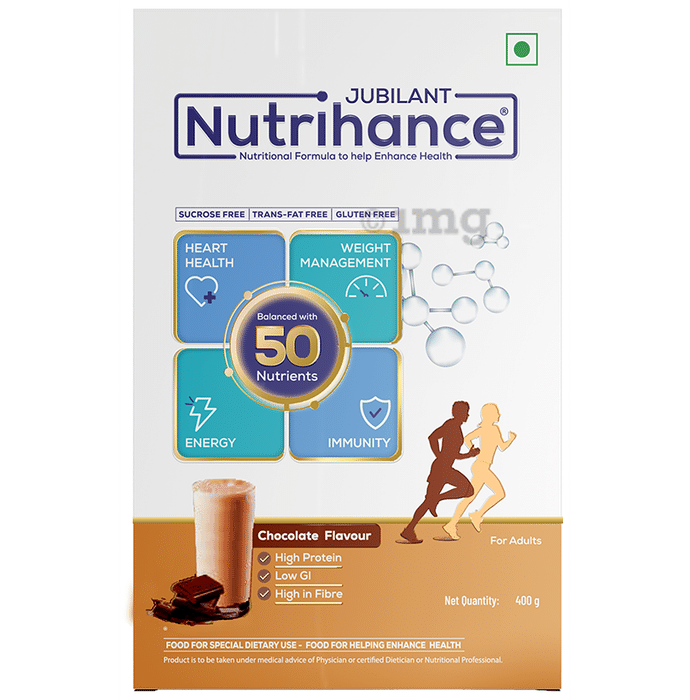 Jubilant Nutrihance for Heart, Energy, Weight Mangement & Immunity | Flavour Chocolate