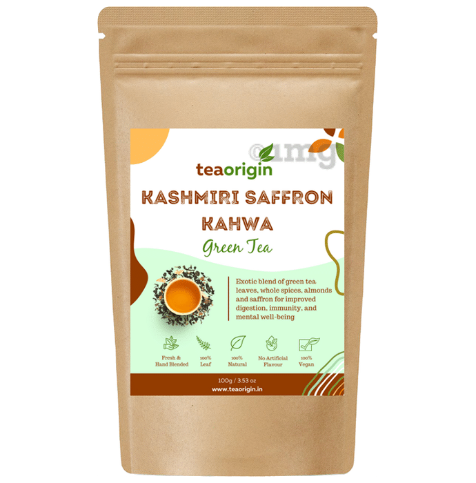 Tea Origin Kashmiri Saffron Kahwa Green Tea