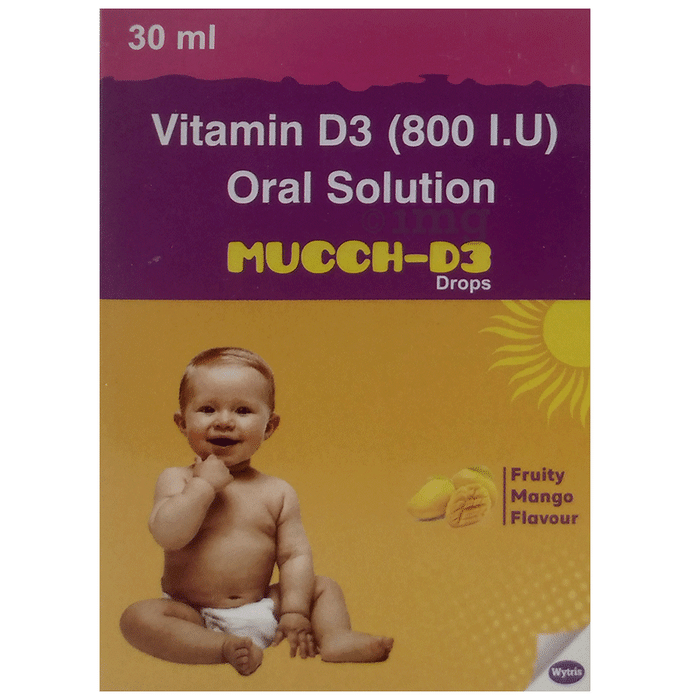 Mucch-D3 Drops (30ml Each) Fruity Mango