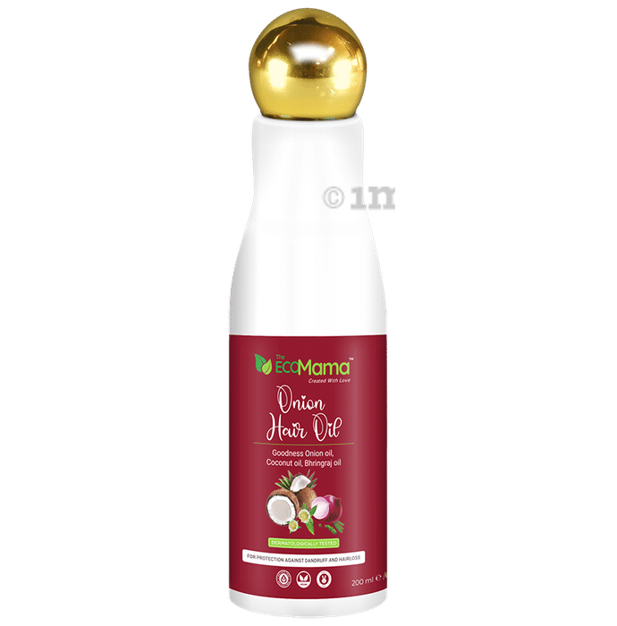 The Eco Mama Onion Hair Oil with Coconut Oil & Bhringraj