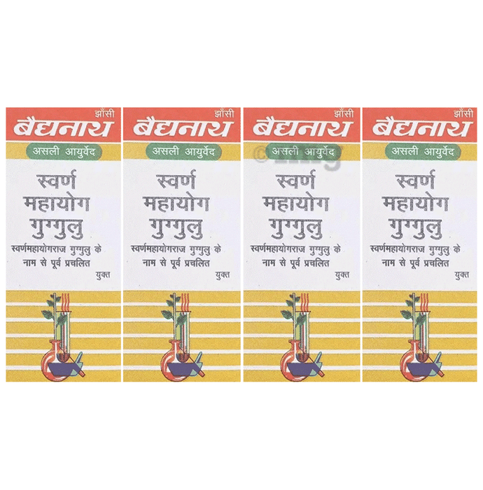 Baidyanath (Jhansi) Swarna Mahayog Guggulu Tablet (25 Each)