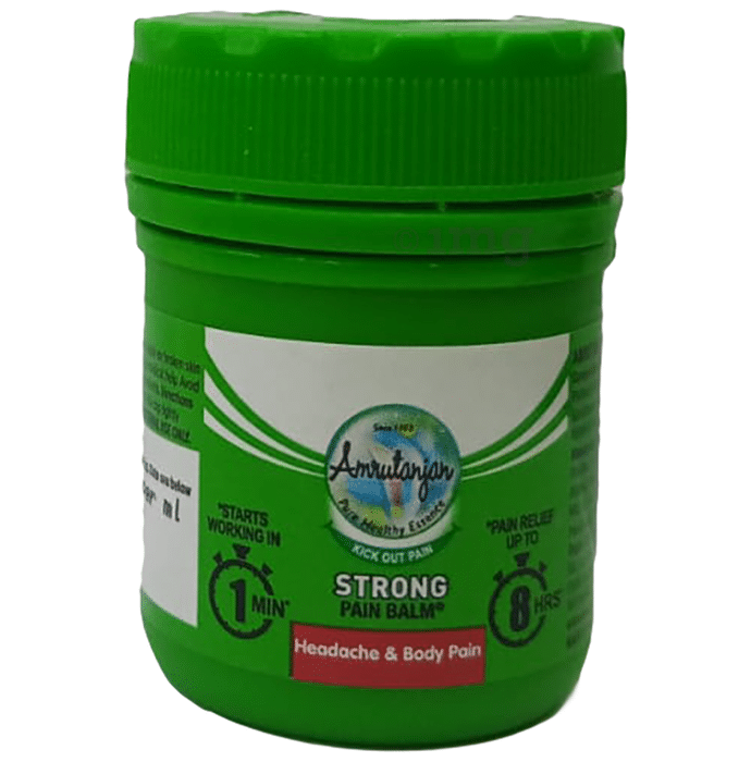 Amrutanjan Strong Pain Balm for Headache & Body Pain