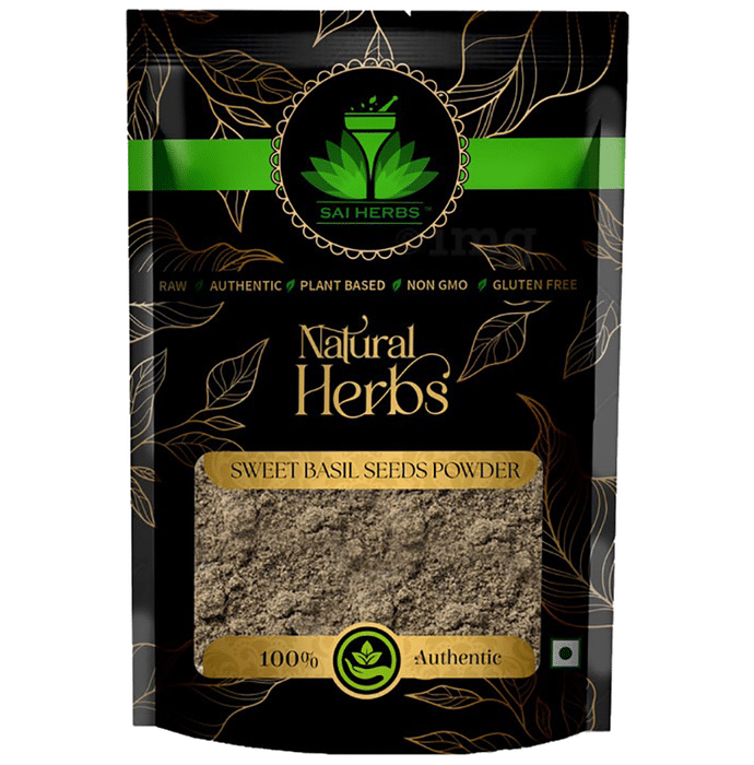 Sai Herbs Sweet Basil Seeds Powder