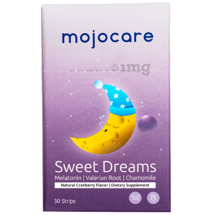 Mojocare Sweet Dreams Strip with Melatonin, Valerian Root & Chamomile