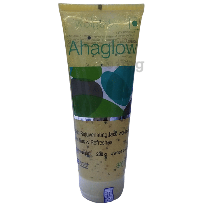 Ahaglow Advanced Skin Rejuvenating Face Wash Buy tube of 200 gm Face