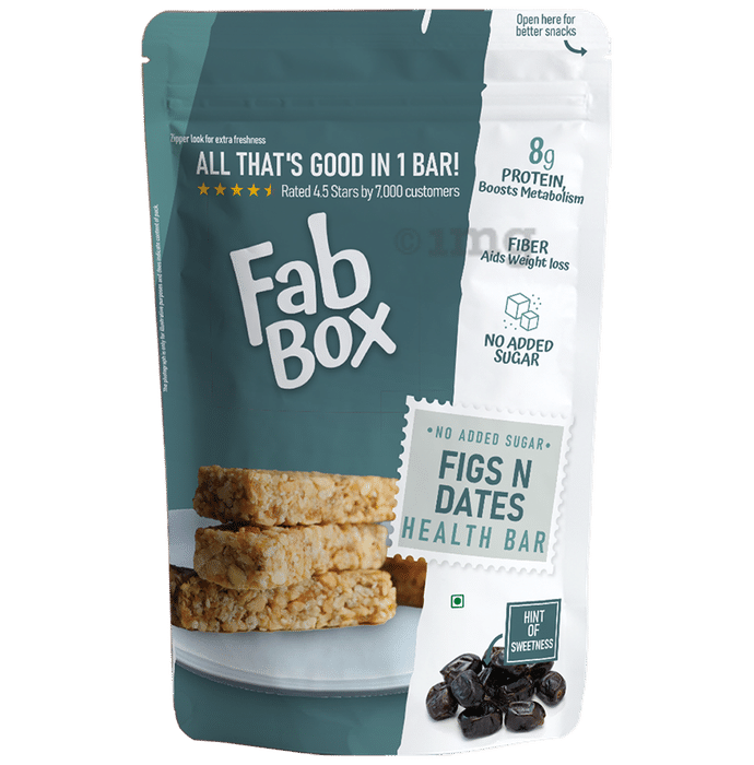 Fabbox Figs N Dates Health Bar: Buy packet of 120.0 gm Bar at best ...
