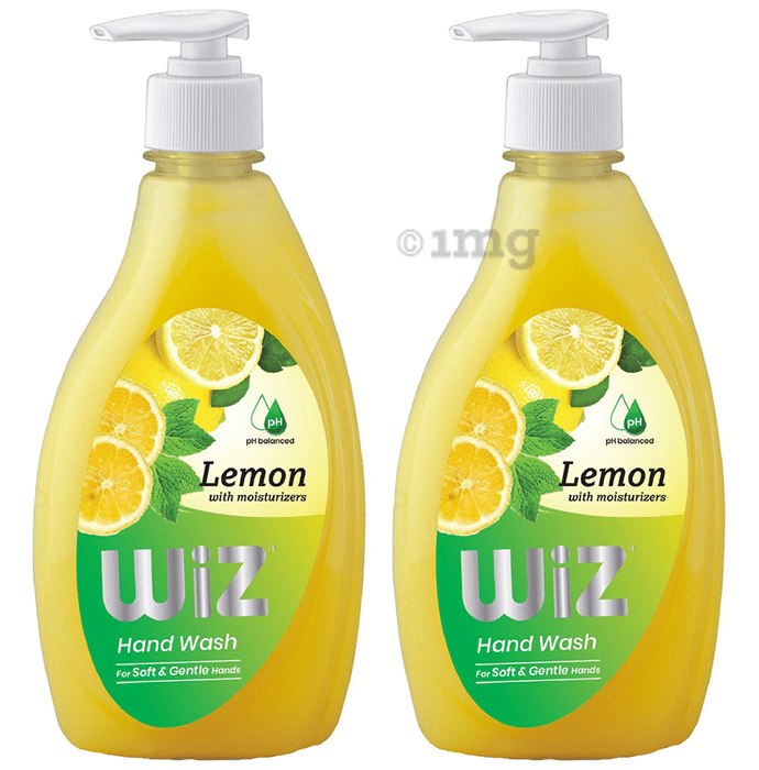 Wiz pH Balanced Hand Wash (450ml Each) Lemon