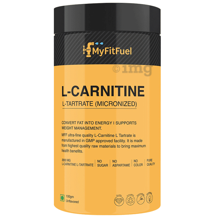 MyFitFuel L-Carnitine L-Tartrate (Micronized) Powder Unflavoured