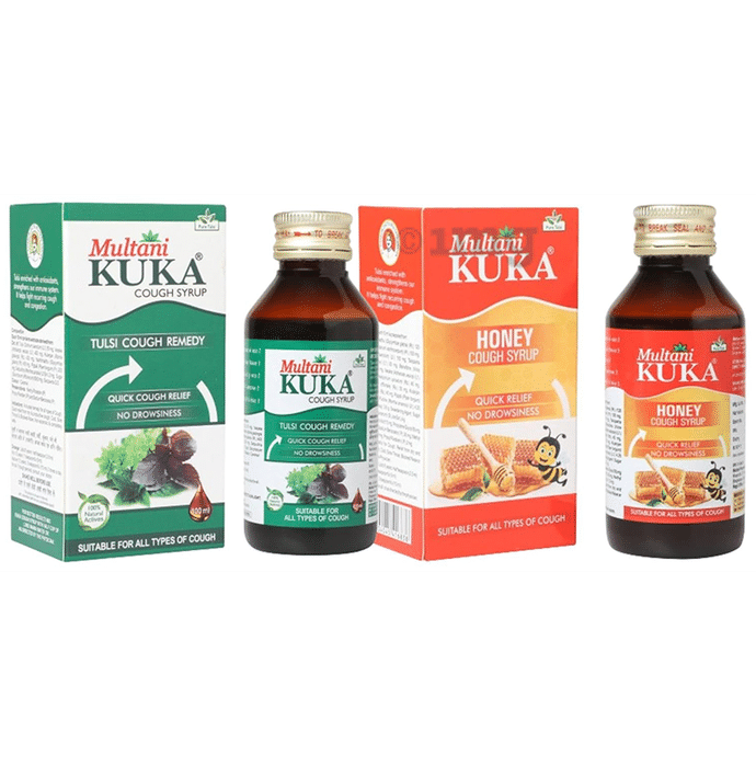 Multani Combo Pack of Kuka Cough Syrup & Kuka Honey (100ml Each)