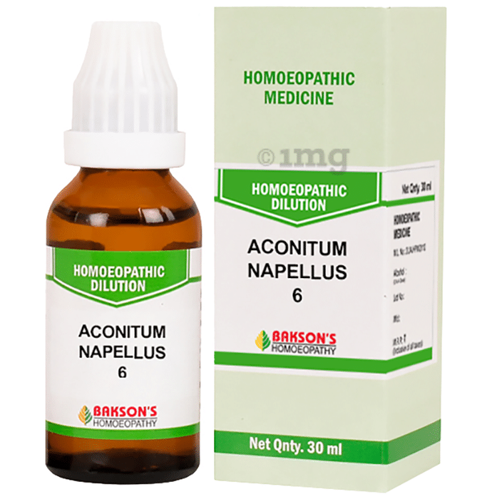 Bakson's Homeopathy Aconitum Napellus Dilution 6