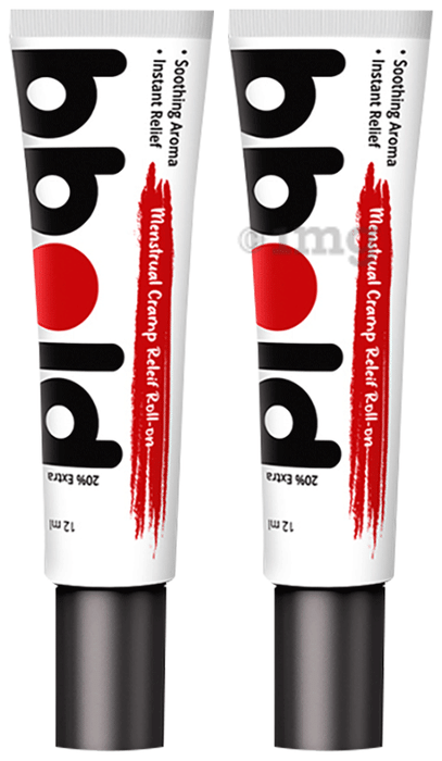Bbold Menstrual Pain Relief Roll On (12ml Each)