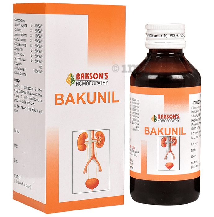 Bakson's Homeopathy Bakunil Syrup